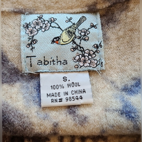 Anthropologie Tabitha Wool Belted Cardigan SZ S - Picture 3 of 3